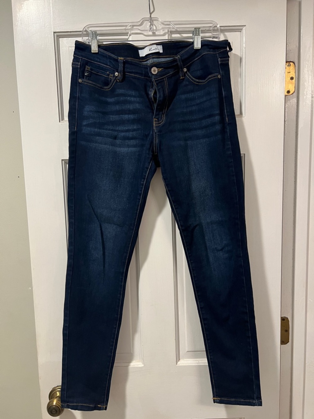 Dark Blue Women's Skinny Jeans - KanCan